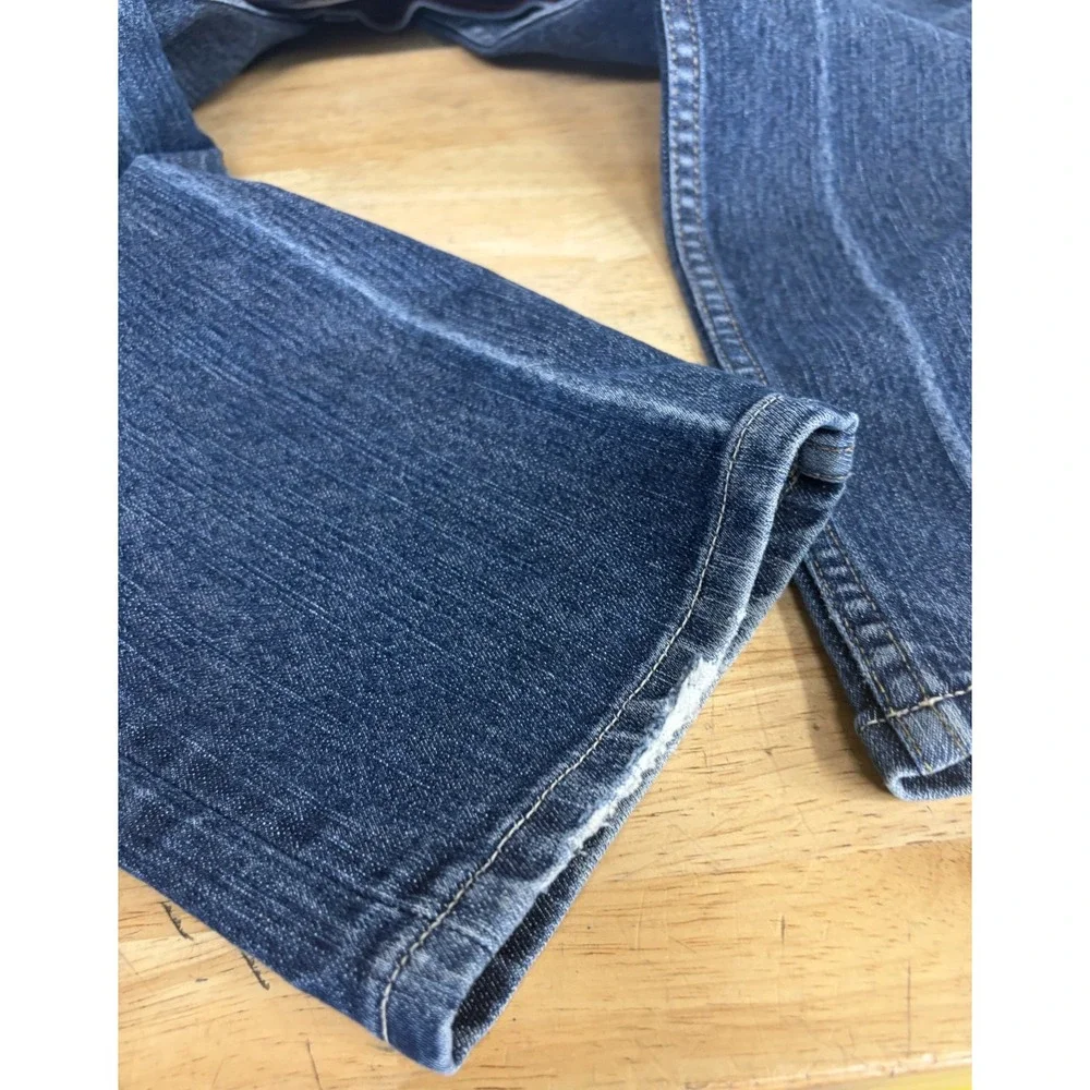 American Giant Mens Jeans Size 30 x 27 Blue Distressed Made in USA Denim